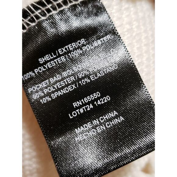 32 Degrees Heat Sherpa Jacket White Fuzzy Button Front XL/XXL Cozy Winter Warm - Picture 11 of 13